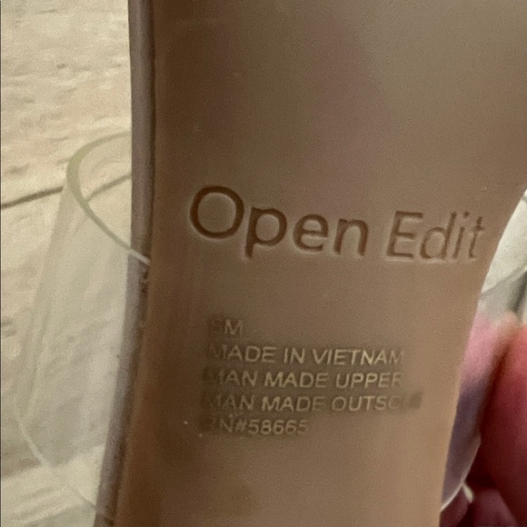 Open Edit Women's Transparent Strap Heels - Nude - Picture 6 of 7